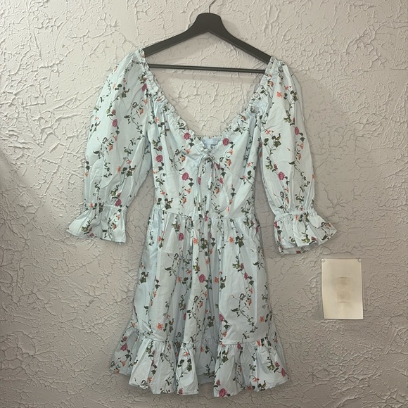 Hill House The Samantha Nap Dress Pond Floral XXS Romantic Garden Tea Party - Picture 3 of 16